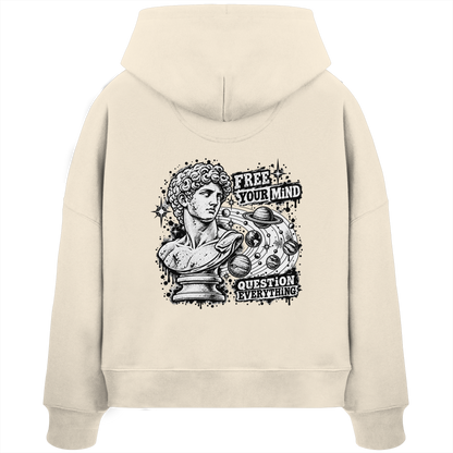 The Philosopher - Womens Organic Boxcut Hoodie