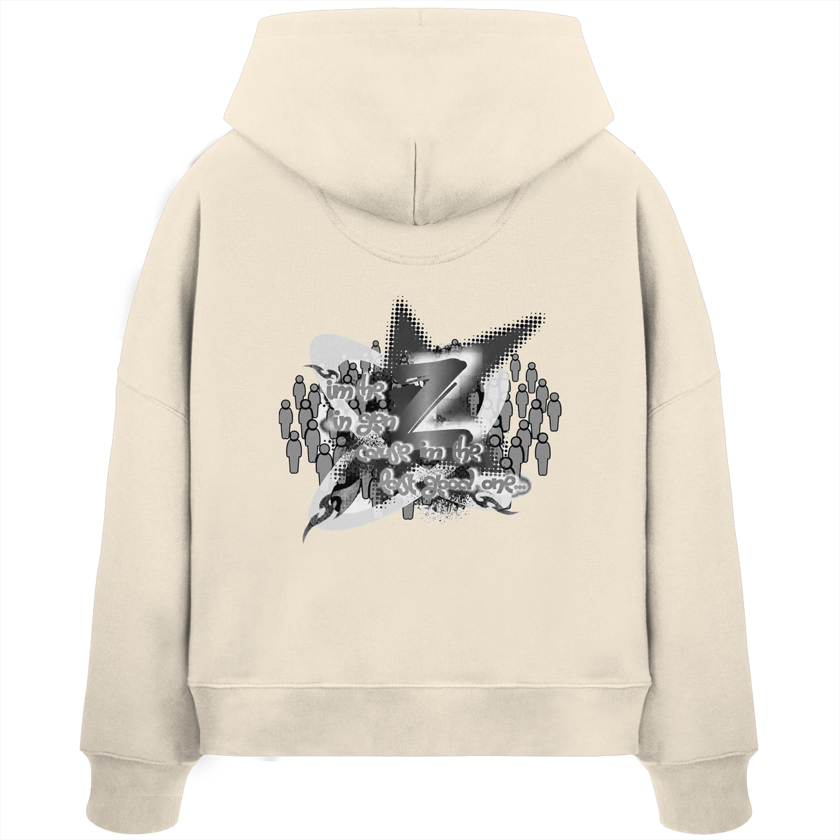 The Rebellion Z BASiC - Womens Organic Boxcut Hoodie