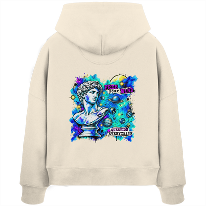 The Philosopher - Womens Organic Boxcut Hoodie