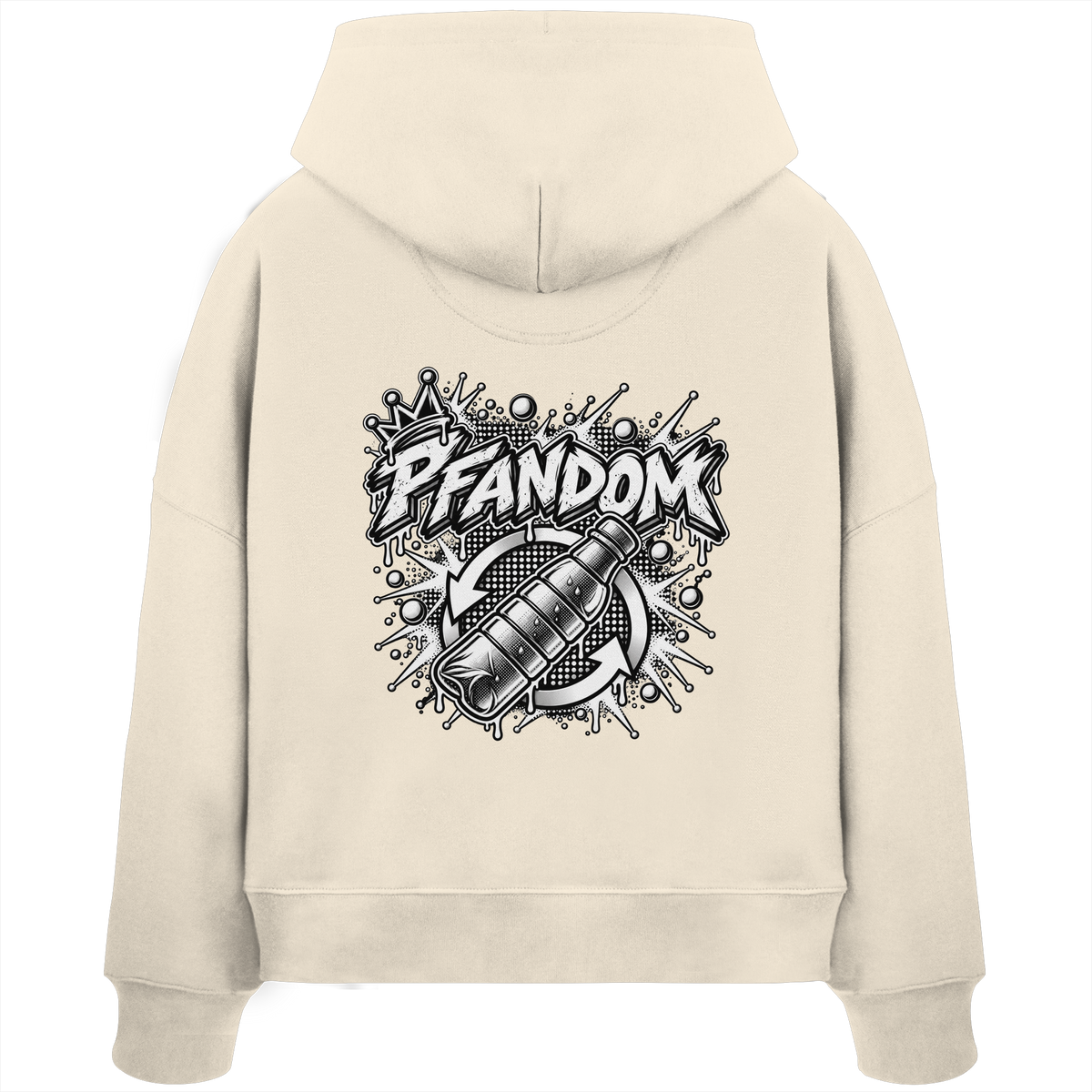 PFANDOM BASiCS  - Womens Organic Boxcut Hoodie