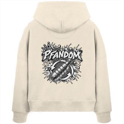 PFANDOM BASiCS  - Womens Organic Boxcut Hoodie