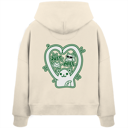 low CORTiSOL - Womens Organic Boxcut Hoodie