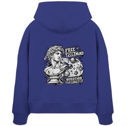 The Philosopher - Womens Organic Boxcut Hoodie