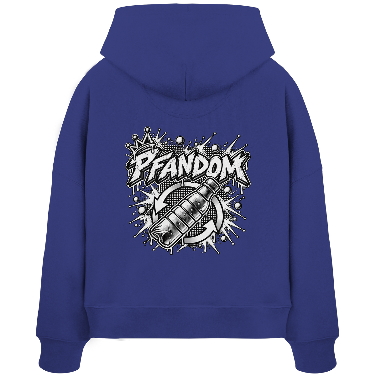 PFANDOM BASiCS  - Womens Organic Boxcut Hoodie