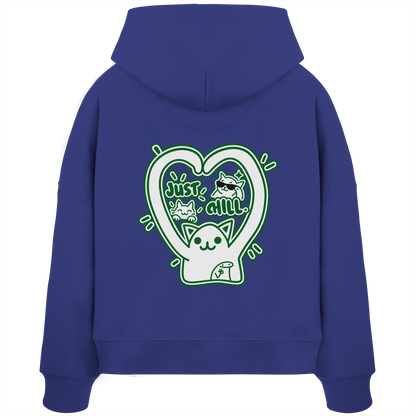 low CORTiSOL - Womens Organic Boxcut Hoodie