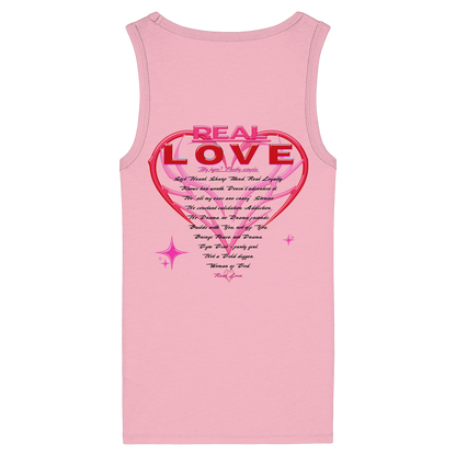 The Real Love - Womens Organic Fitted Tank Top