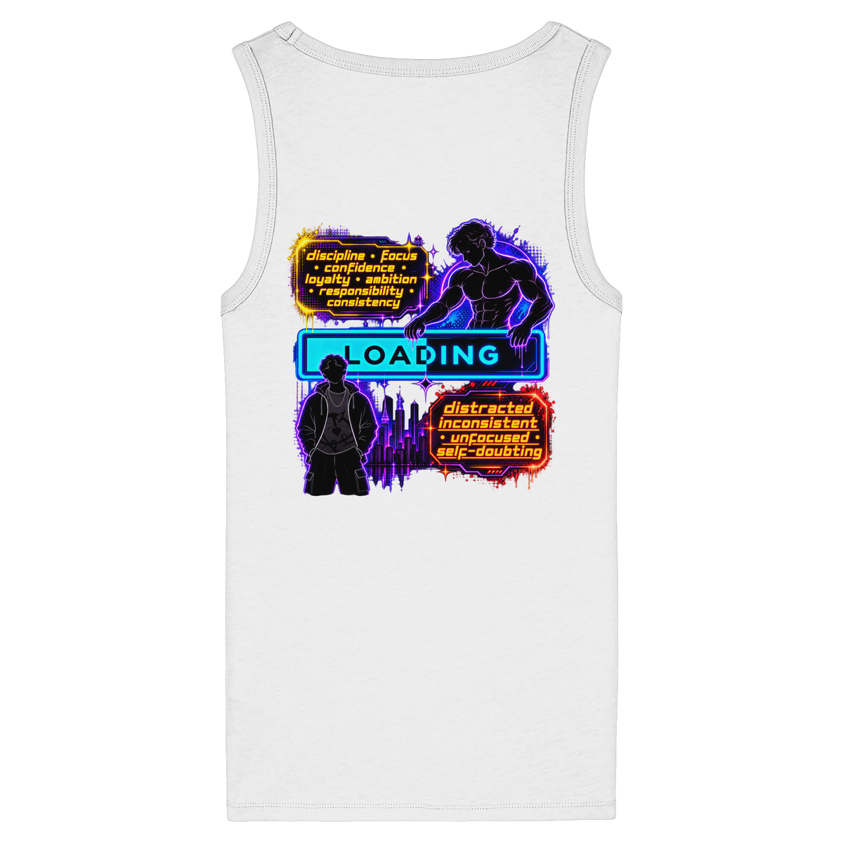 LOADiNG - Womens Organic Fitted Tank Top