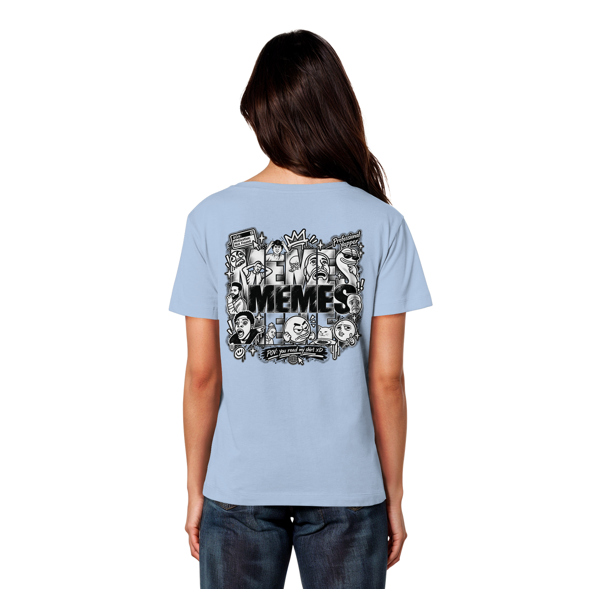 The MEME - Womens Organic Lightweight T-Shirt