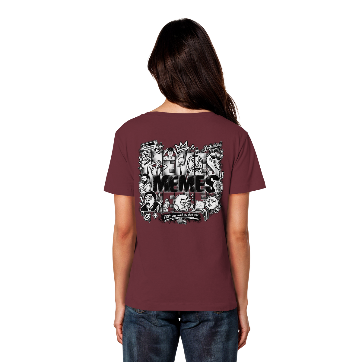 The MEME - Womens Organic Lightweight T-Shirt