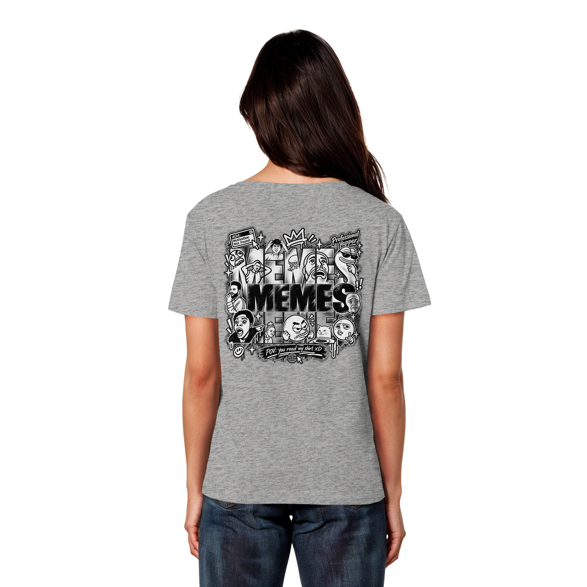The MEME - Womens Organic Lightweight T-Shirt