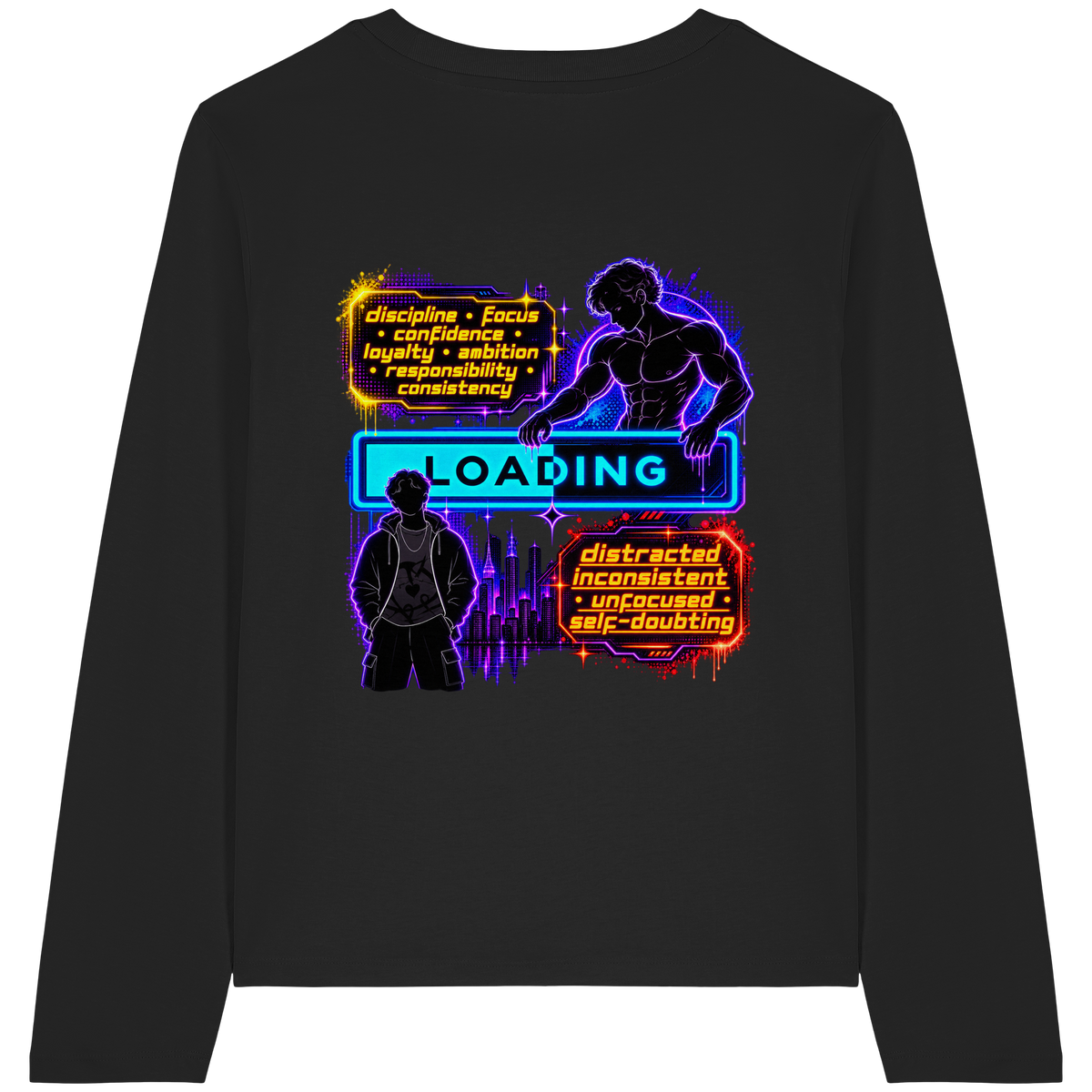 LOADiNG - Womens Organic Longsleeve T-Shirt