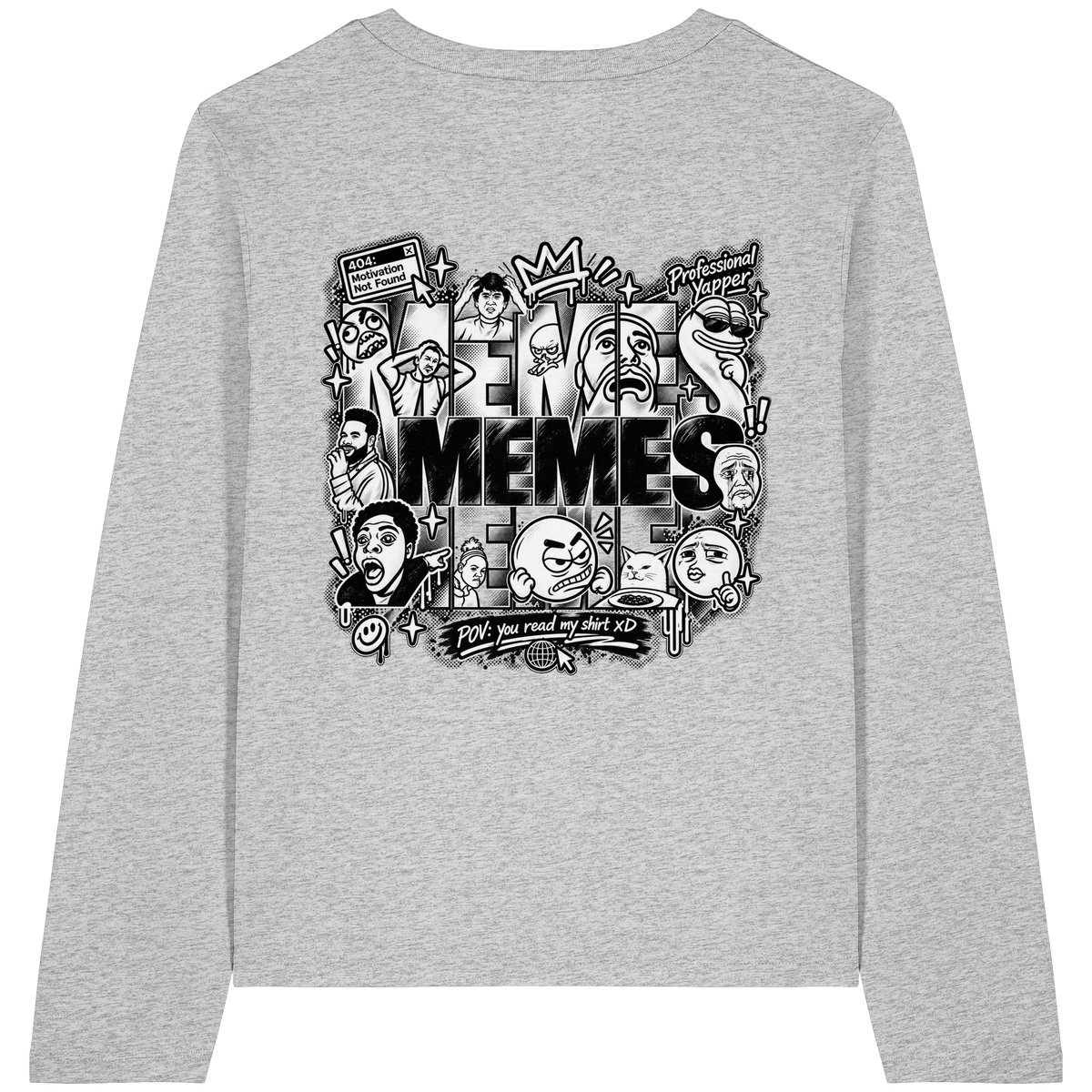 The MEME - Womens Organic Longsleeve T-Shirt