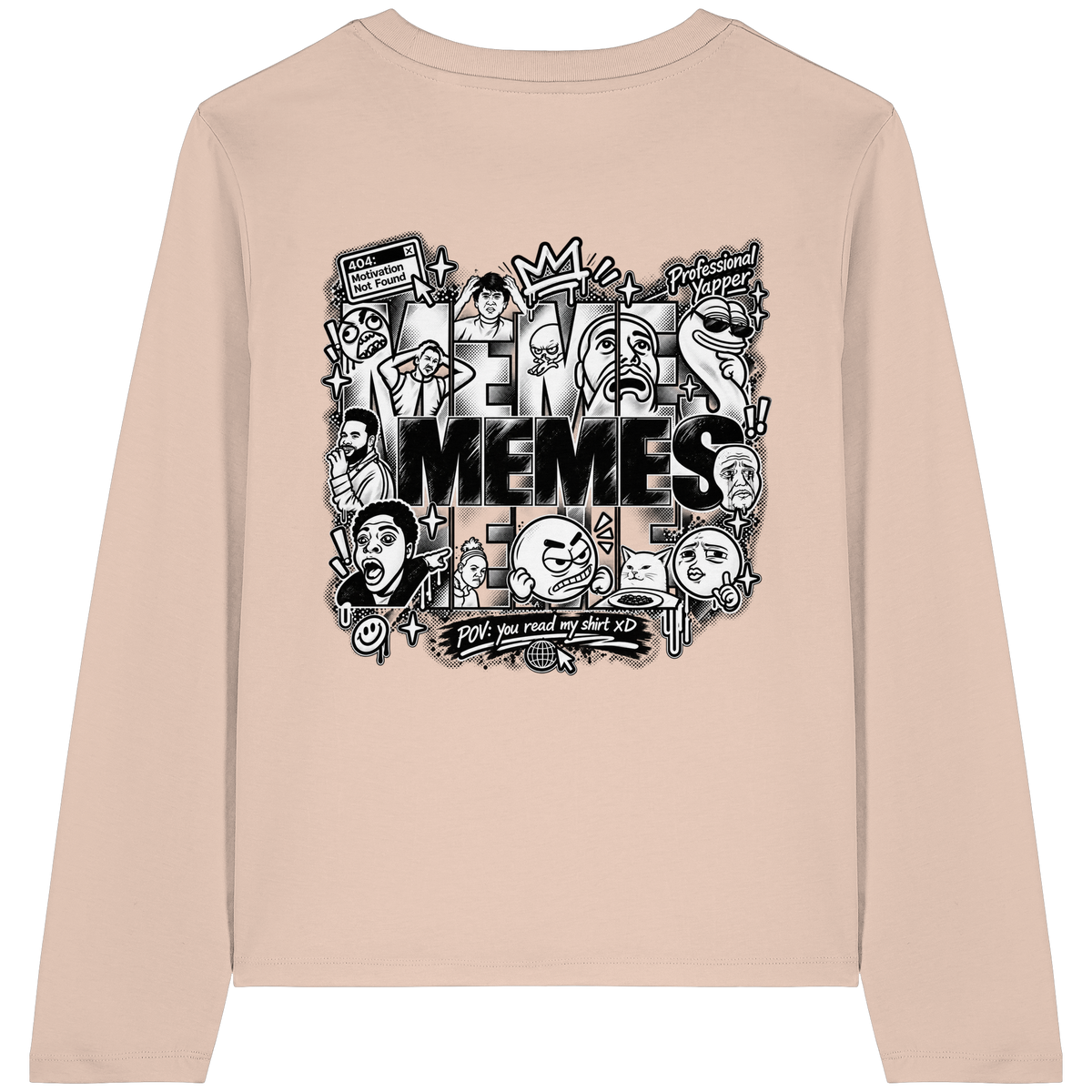 The MEME - Womens Organic Longsleeve T-Shirt