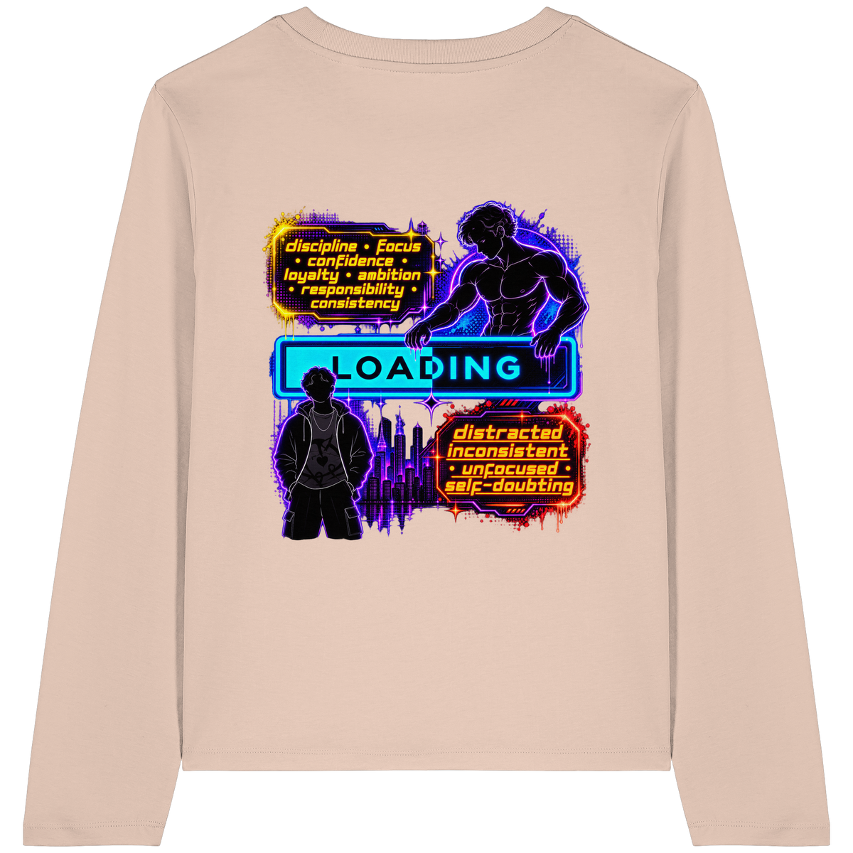 LOADiNG - Womens Organic Longsleeve T-Shirt