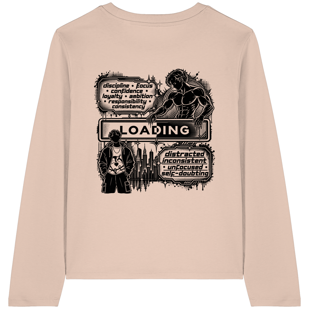 LOADiNG BASiCS - Womens Organic Longsleeve T-Shirt