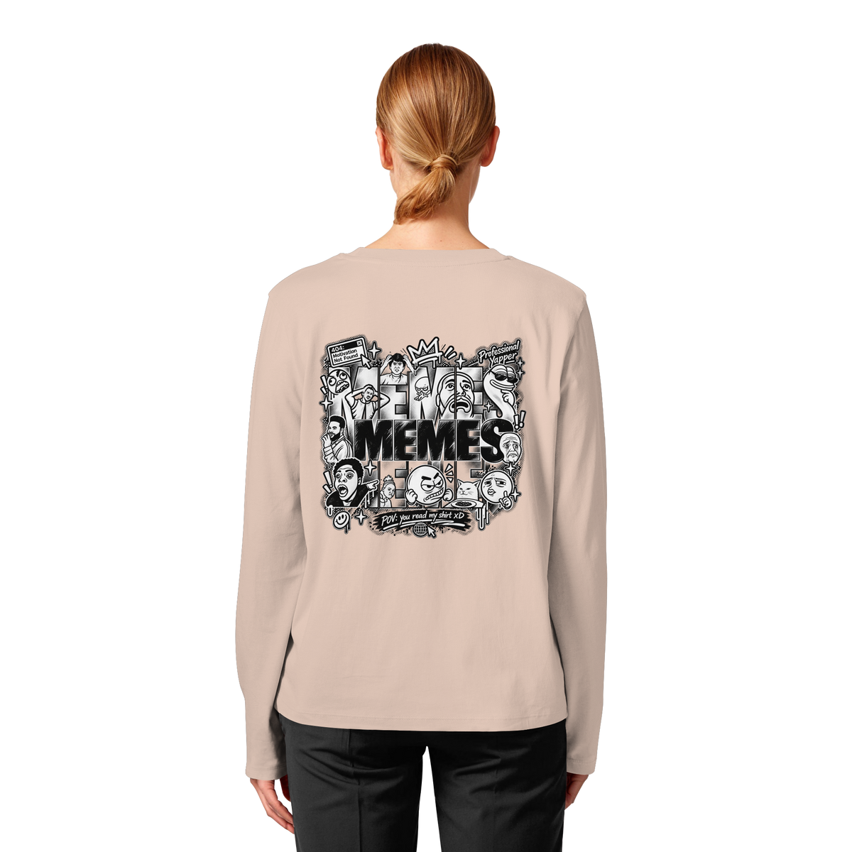 The MEME - Womens Organic Longsleeve T-Shirt