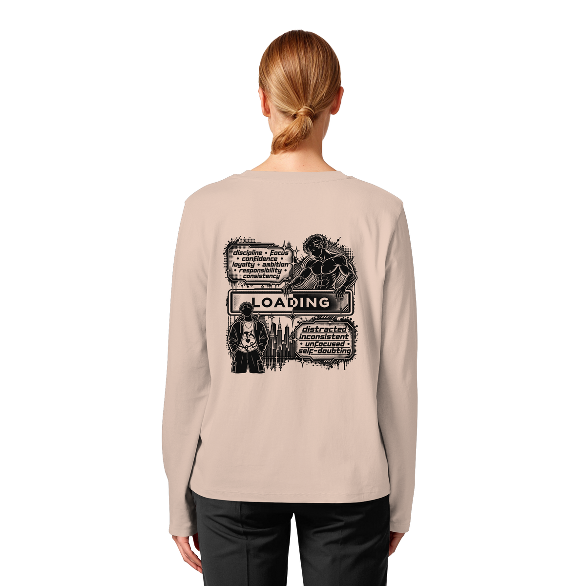 LOADiNG BASiCS - Womens Organic Longsleeve T-Shirt