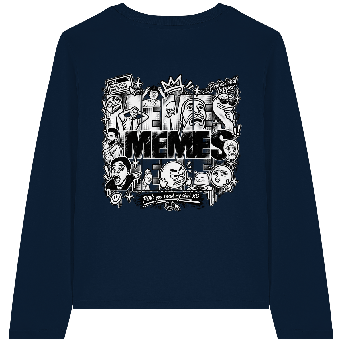 The MEME - Womens Organic Longsleeve T-Shirt