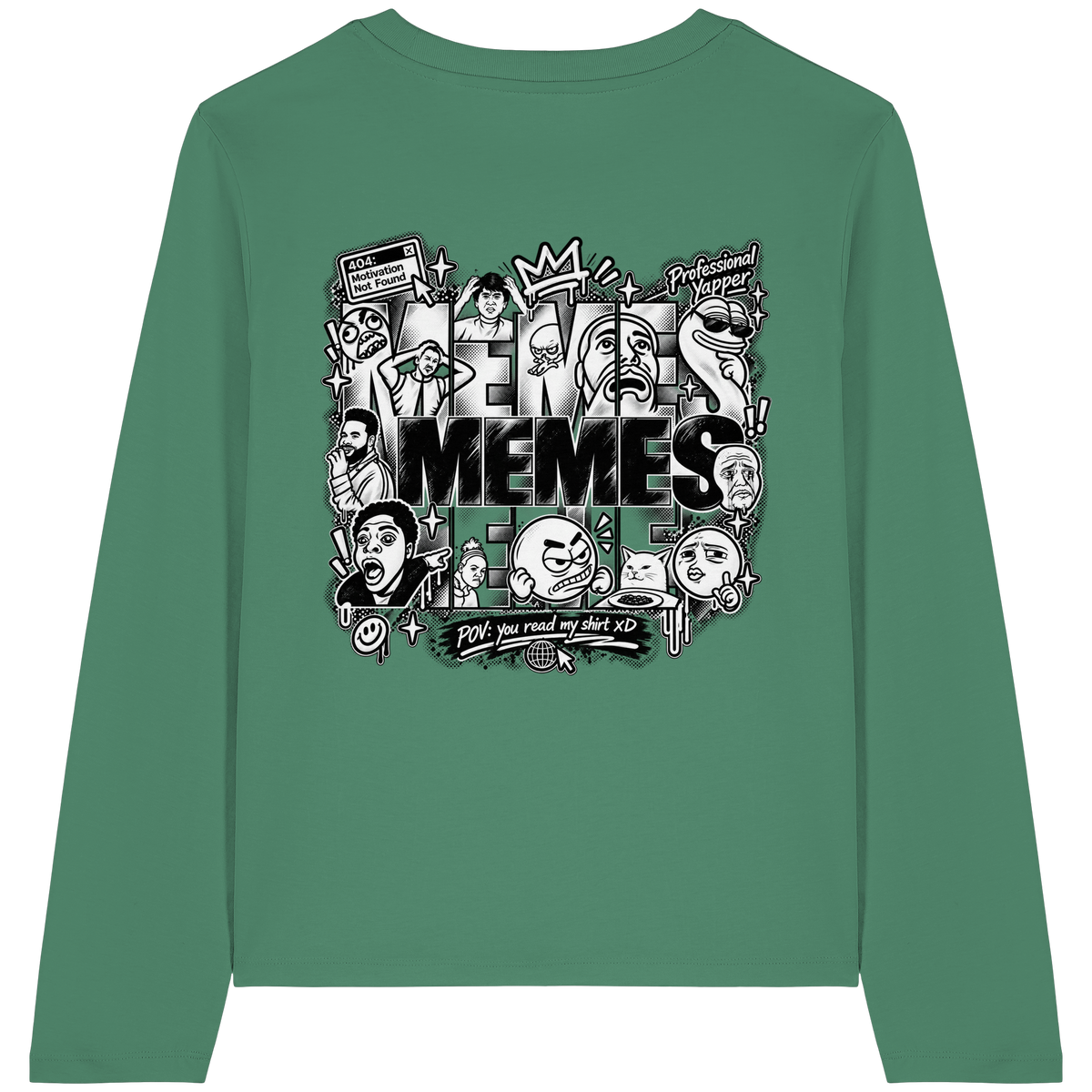 The MEME - Womens Organic Longsleeve T-Shirt