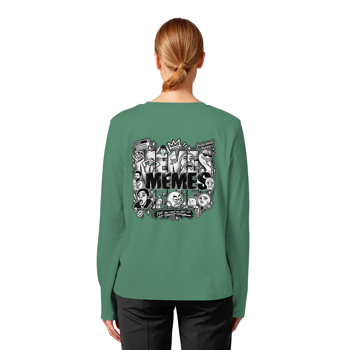 The MEME - Womens Organic Longsleeve T-Shirt