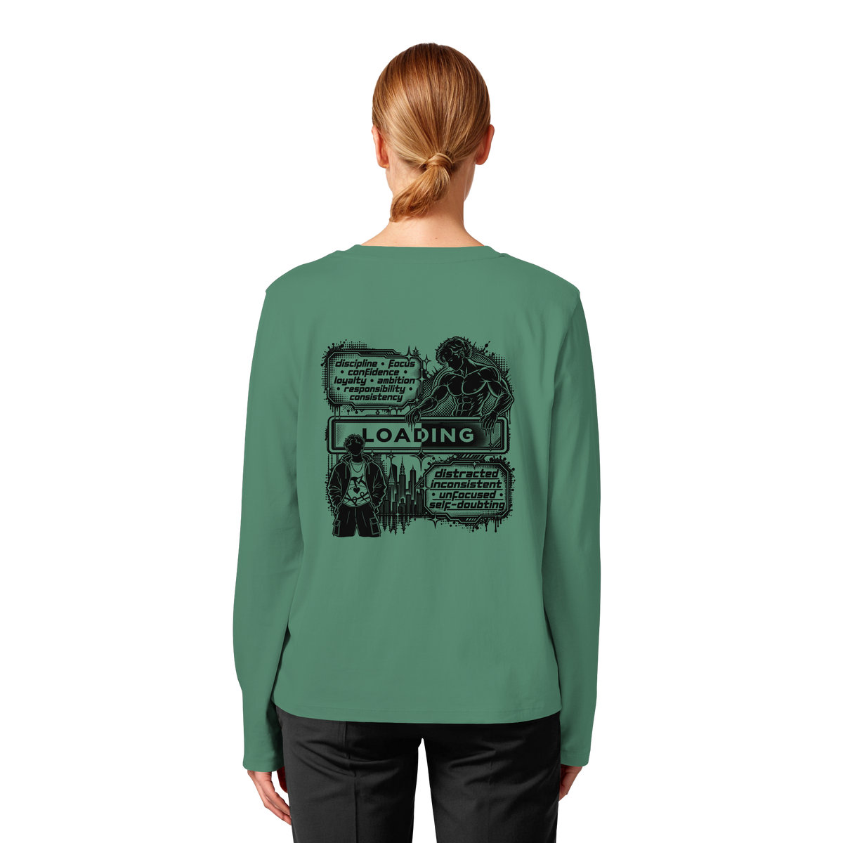 LOADiNG BASiCS - Womens Organic Longsleeve T-Shirt