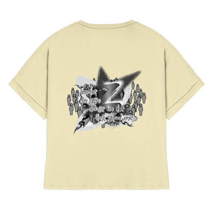 The Rebellion Z BASiCS - Womens Organic Rolled Sleeves T-Shirt