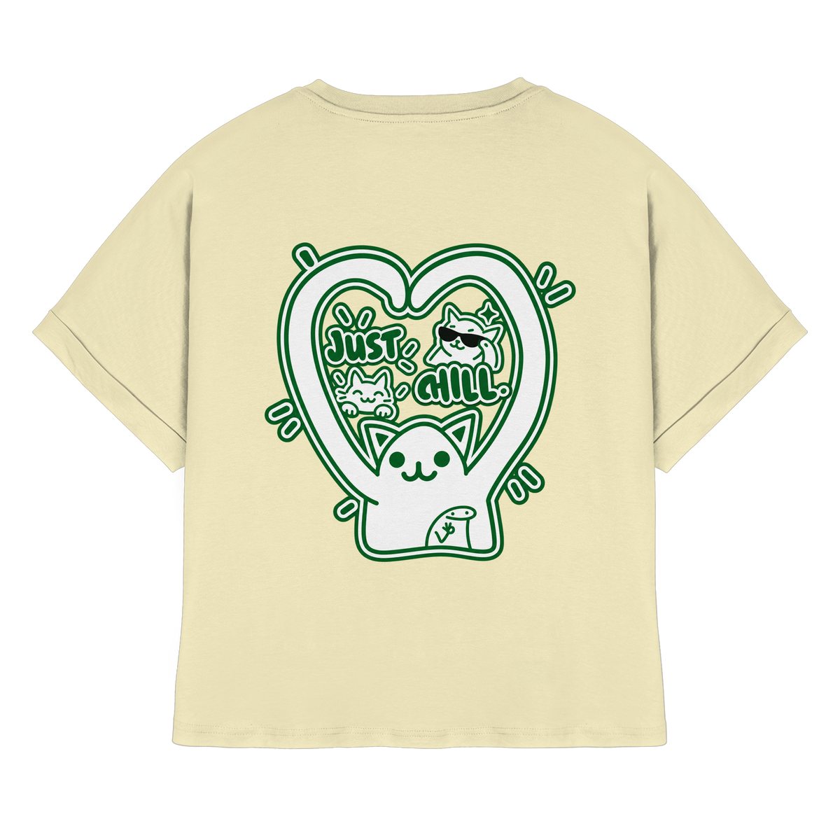 low CORTiSOL - Womens Organic Rolled Sleeves T-Shirt