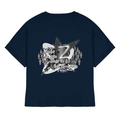 The Rebellion Z BASiCS - Womens Organic Rolled Sleeves T-Shirt