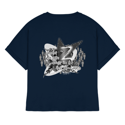 The Rebellion Z BASiC - Womens Organic Rolled Sleeves T-Shirt