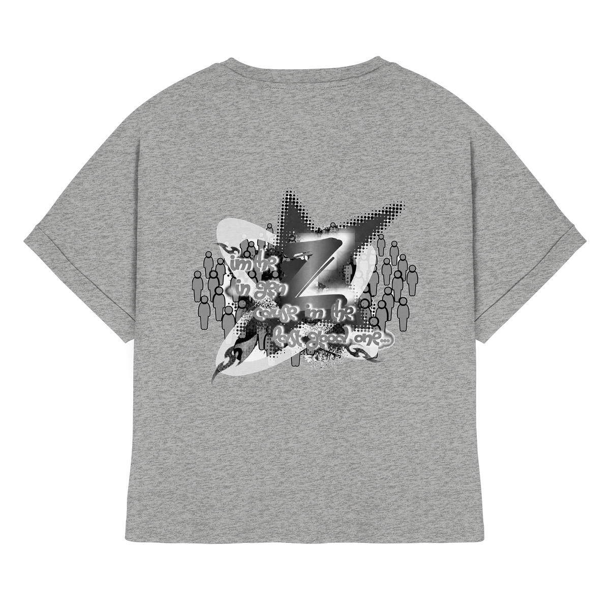 The Rebellion Z BASiCS - Womens Organic Rolled Sleeves T-Shirt