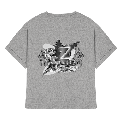 The Rebellion Z BASiCS - Womens Organic Rolled Sleeves T-Shirt
