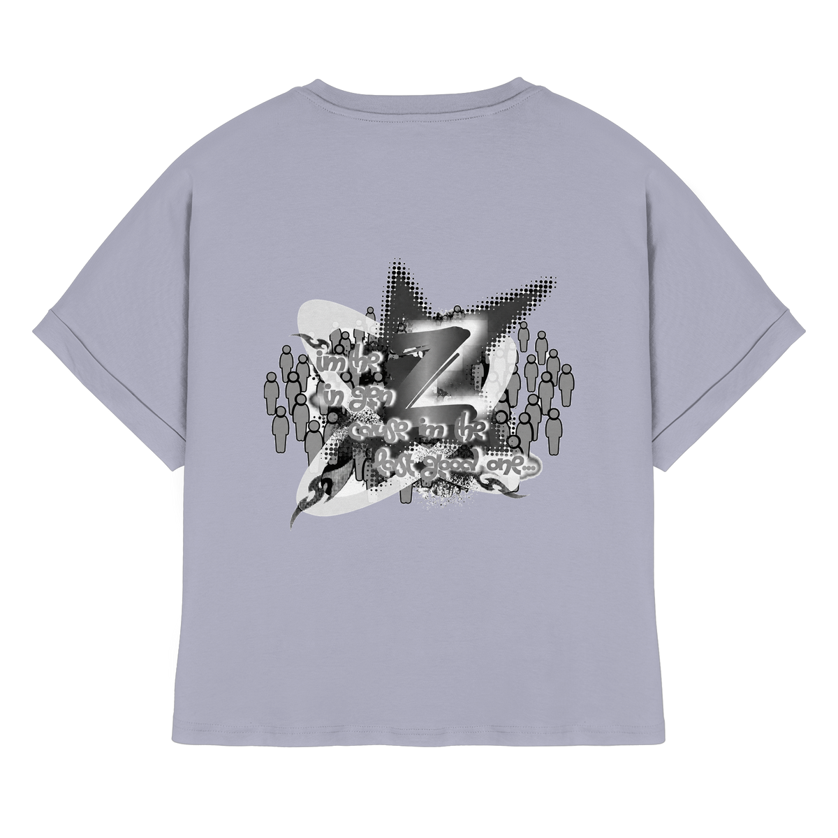 The Rebellion Z BASiCS - Womens Organic Rolled Sleeves T-Shirt