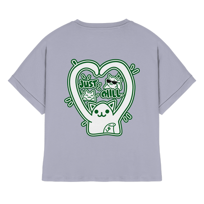 low CORTiSOL - Womens Organic Rolled Sleeves T-Shirt