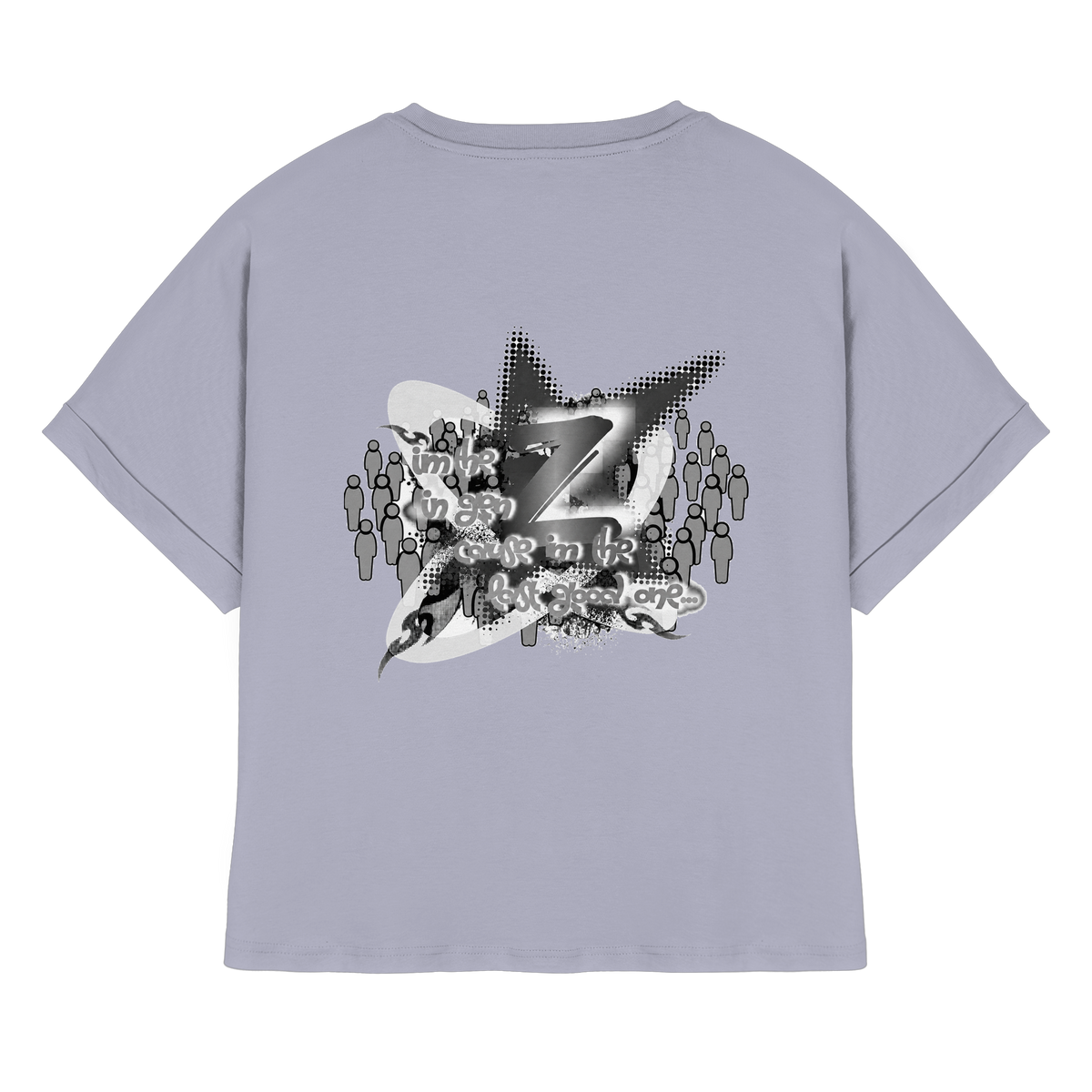 The Rebellion Z BASiC - Womens Organic Rolled Sleeves T-Shirt
