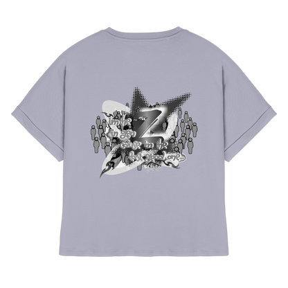 The Rebellion Z BASiC - Womens Organic Rolled Sleeves T-Shirt