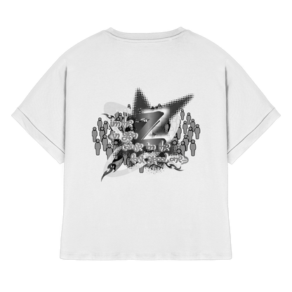 The Rebellion Z BASiC - Womens Organic Rolled Sleeves T-Shirt