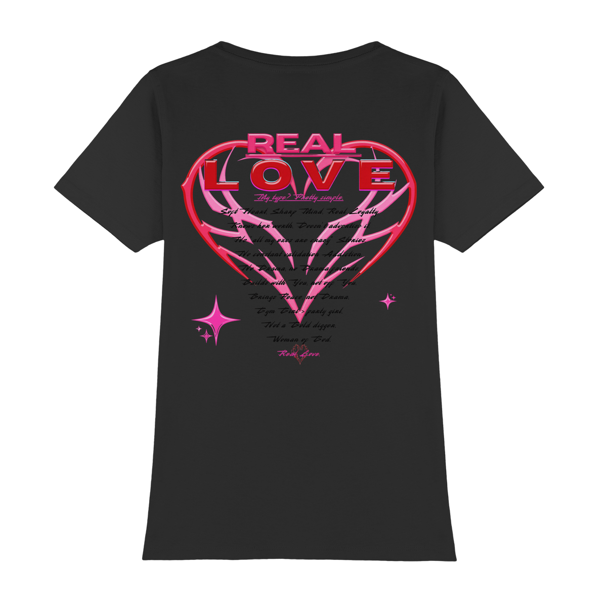 The Real Love - Womens Premium Classic T-Shirt