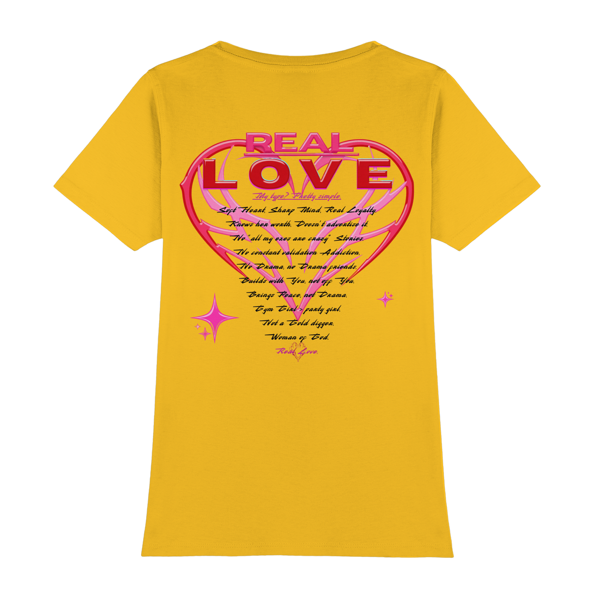 The Real Love - Womens Premium Classic T-Shirt