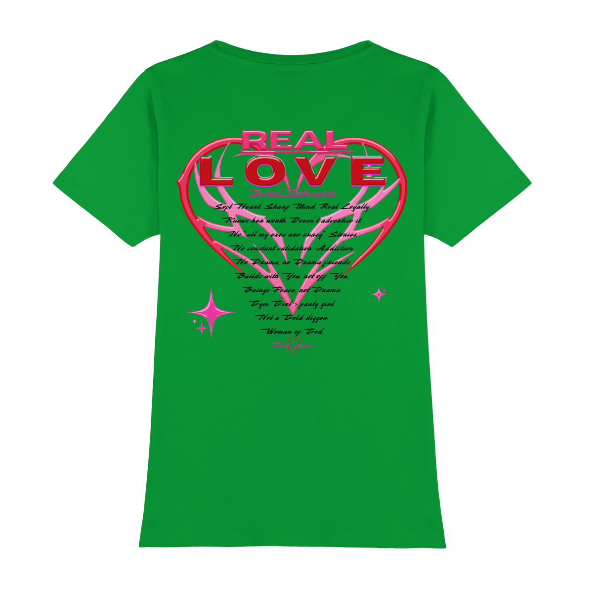 The Real Love - Womens Premium Classic T-Shirt