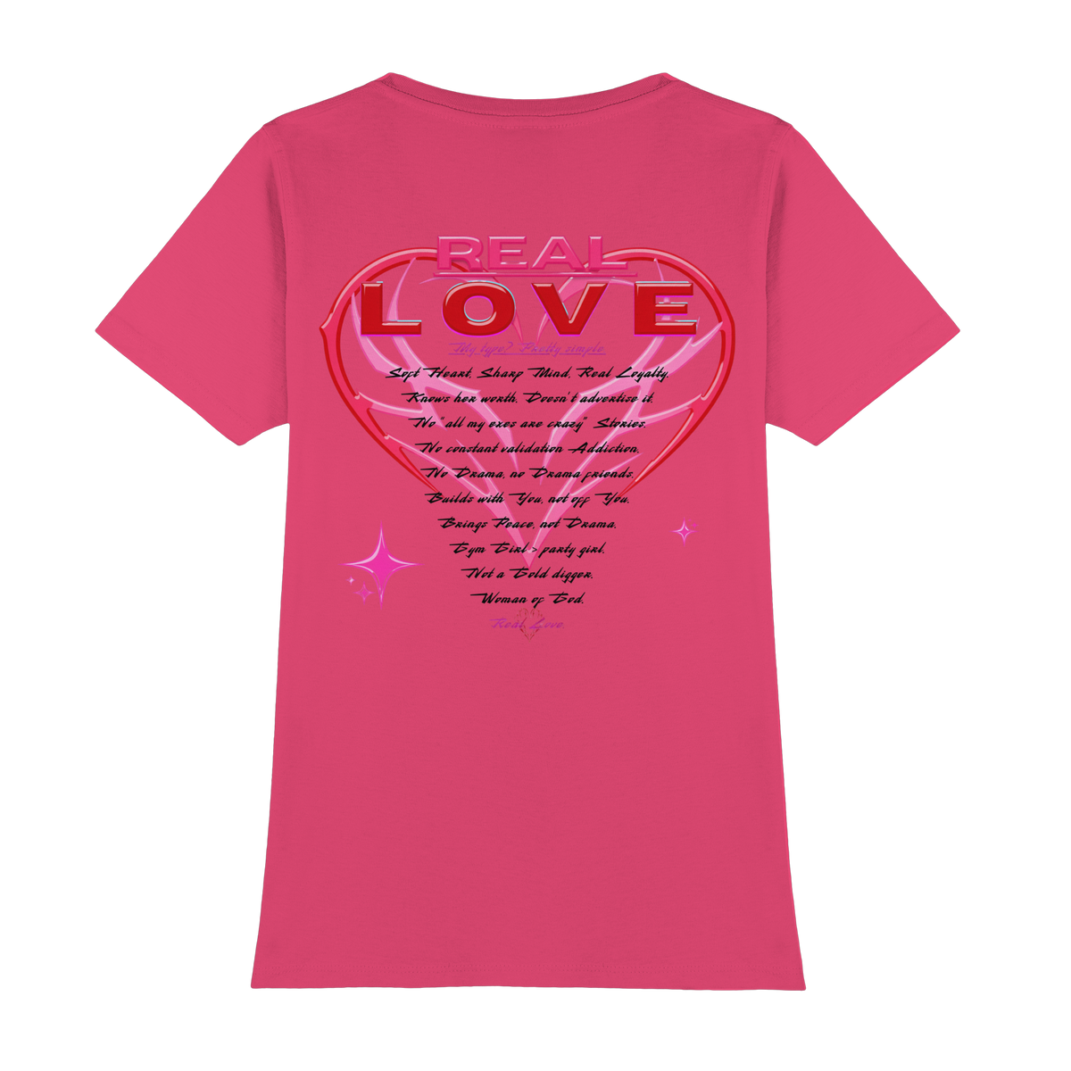 The Real Love - Womens Premium Classic T-Shirt