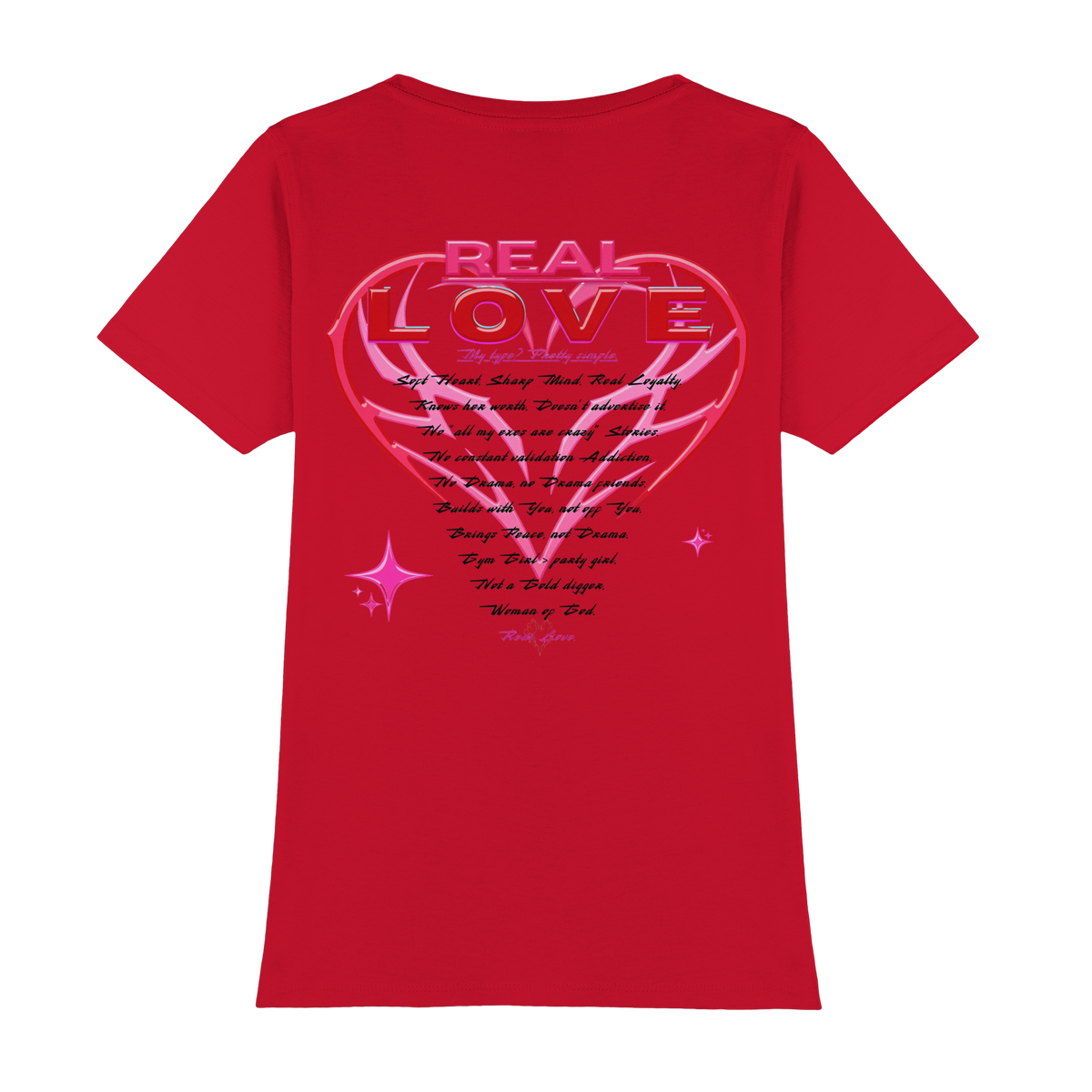 The Real Love - Womens Premium Classic T-Shirt