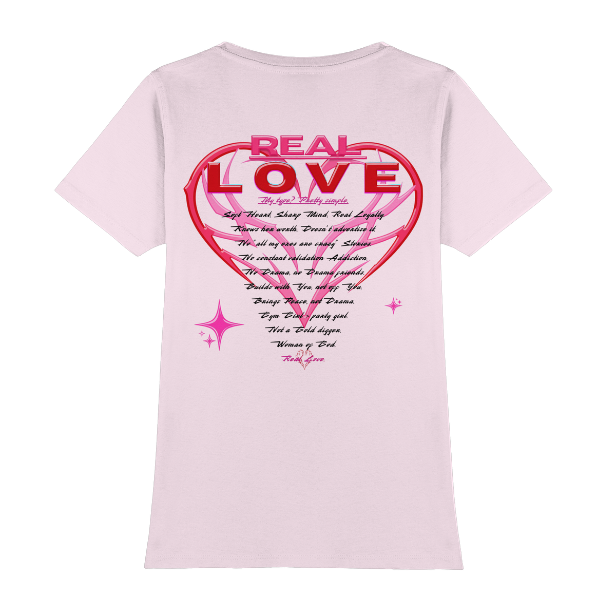 The Real Love - Womens Premium Classic T-Shirt