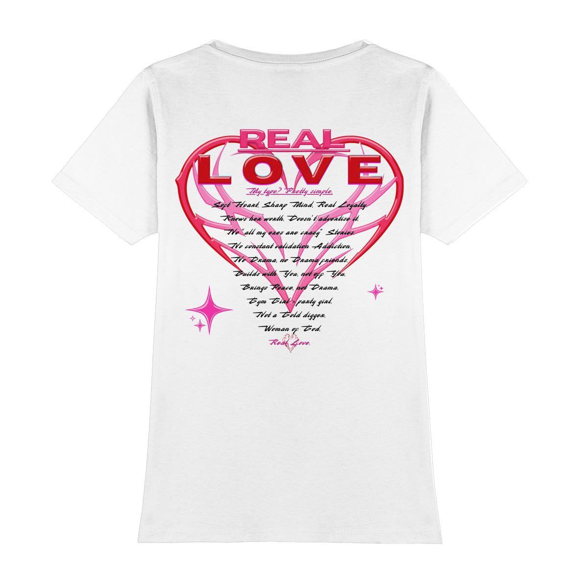 The Real Love - Womens Premium Classic T-Shirt