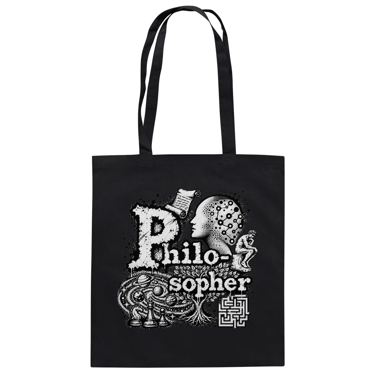 The Philosopher - Baumwolltasche