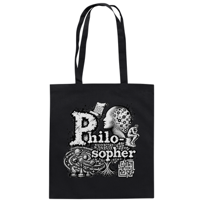 The Philosopher - Baumwolltasche