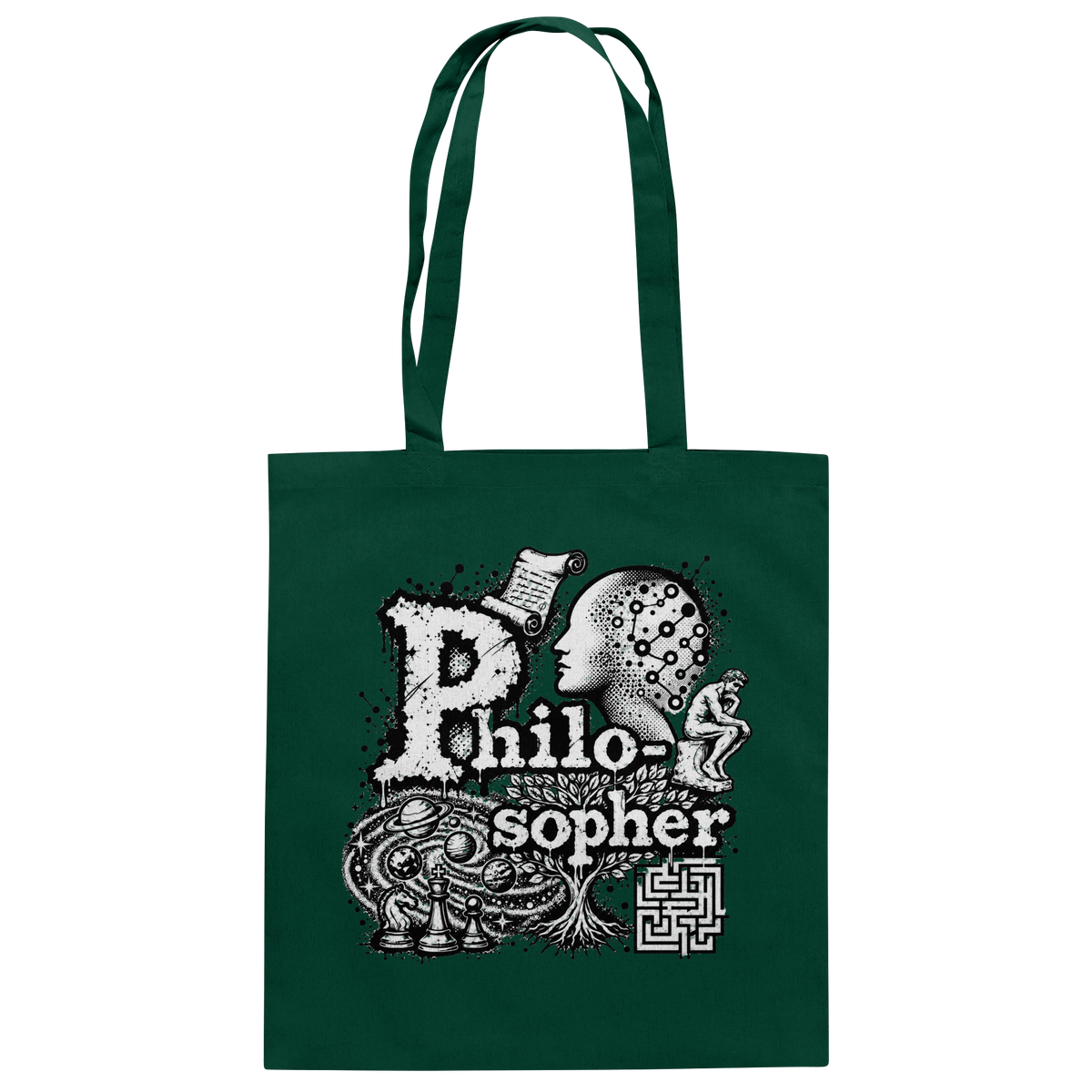 The Philosopher - Baumwolltasche