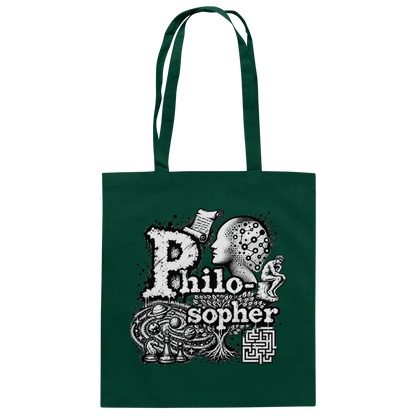 The Philosopher - Baumwolltasche