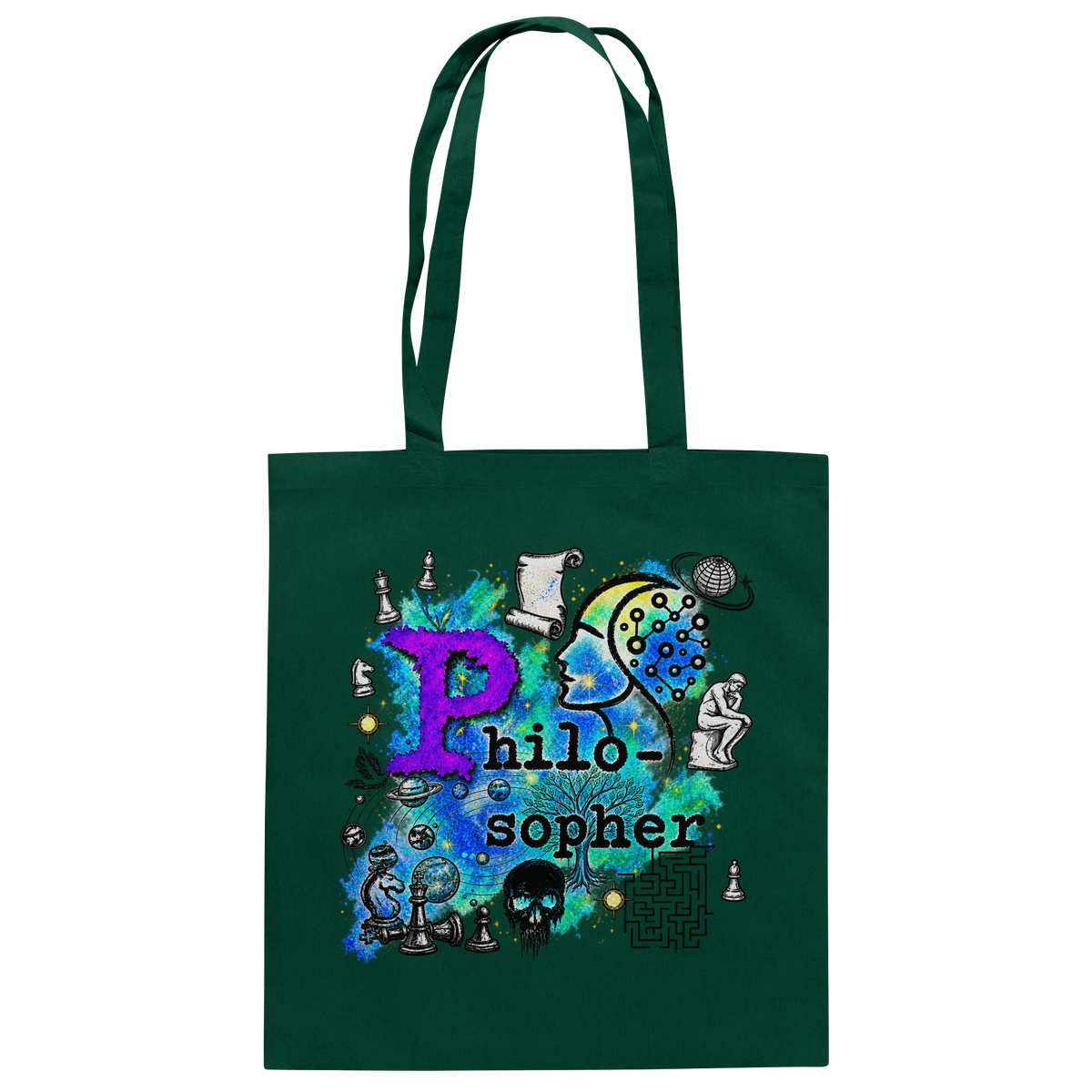 The Philosopher - Baumwolltasche