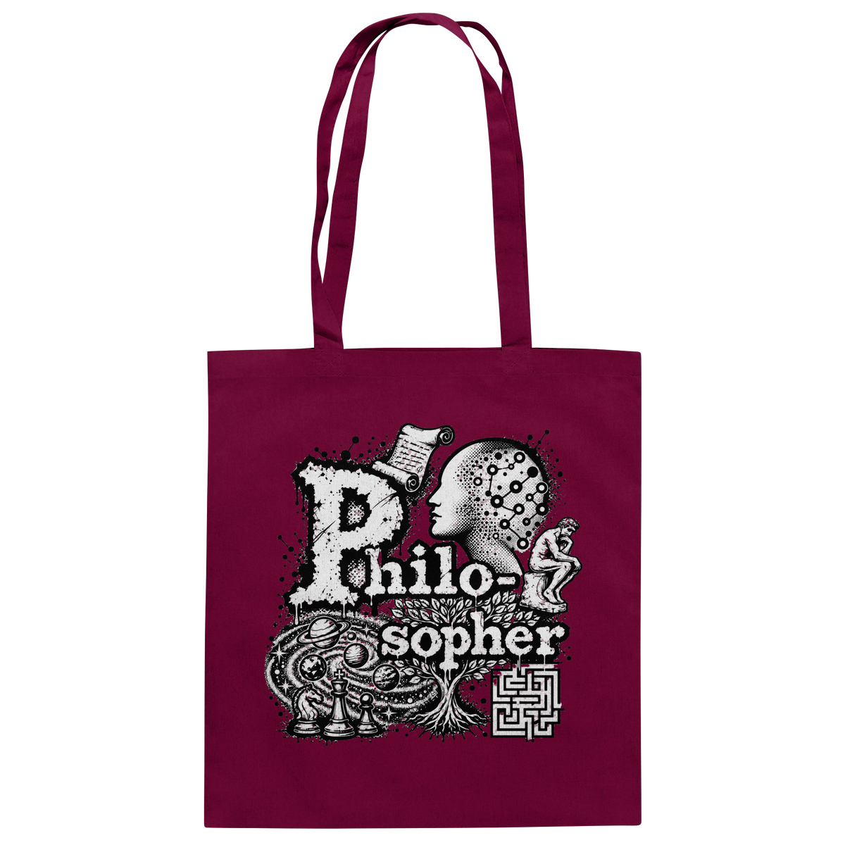 The Philosopher - Baumwolltasche