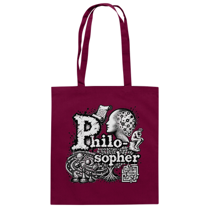 The Philosopher - Baumwolltasche